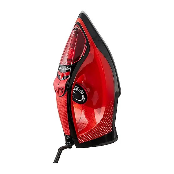 Black & White Steam Iron SI 2300, Unpaste Base, 10 Sec To Heat, Cleaning While Ironing, Heat Control, 2200 Watt, Black (International Warranty)