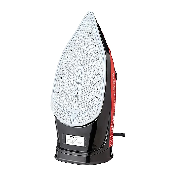 Black & White Steam Iron SI 2300, Unpaste Base, 10 Sec To Heat, Cleaning While Ironing, Heat Control, 2200 Watt, Black (International Warranty)