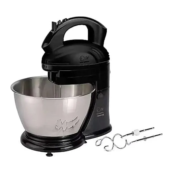 Black & White Egg Beater with Kneader, 4 Litre, 280 Watt, Black, 3500