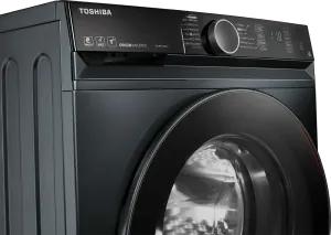 Toshiba Front Load Fully Automatic Washing Machine, Loading Capacity: 10.5 kg, Drying Capacity: 7 kg, Digital Screen, INVERTER, Wi Fi, Grey, TWD BM115GF4EG (MK) (Miraco Warranty )