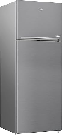 Beko RDNE448M20 B No Frost 2 Door Stainless Steel Refrigerator 408 Liters   Silver