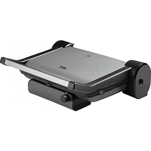 Beko Quantech™ Plates Contact Grill   2000 Watts   6 Slice Zone   4 Heat Levels Up to 180°C   Gray   TM 5206 G