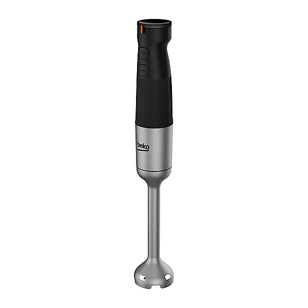 Beko hand blender hba 81762 b , 750 w motor power, variable speed setting, turbo function, stainless steel chopping blades. glass chopper bowl 1l, double beater, stainless steel