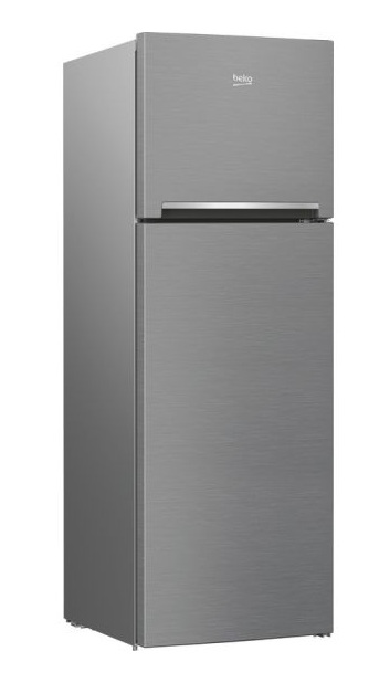 Beko No Frost Top Freezer Refrigerator, 314 Liters, Inverter, Silver   RDNE340K02 B