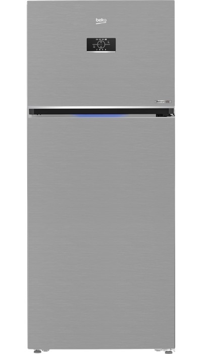 Beko NeoFrost Top Freezer Refrigerator   406 Liters   ProSmart Inverter Motor   Harvest Fresh Technology   Dairy Compartment   Digital Touch Control Tact Display   RDNE455M20 BIDS
