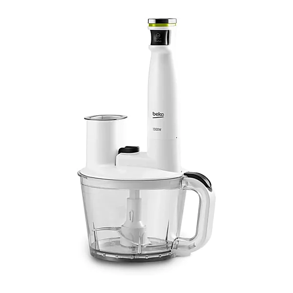 Beko Hand Blender   1500 Watts   1.75 Litres Capacity   Full Stanless Steel Cutting System   White   RHB 5050