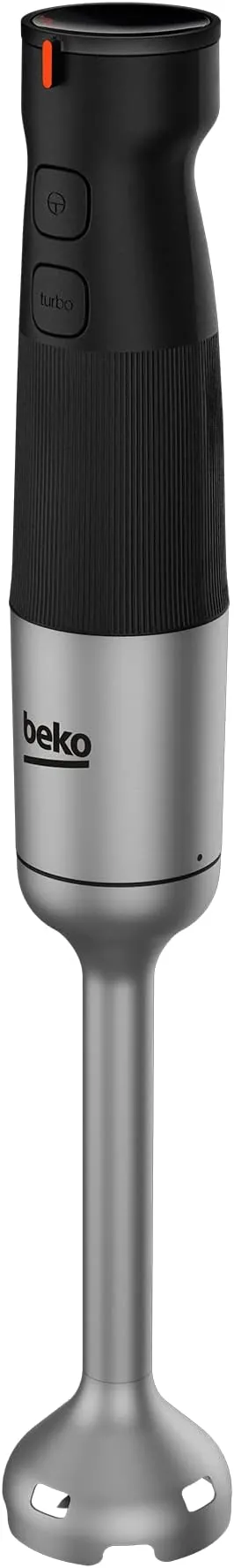 Beko hand blender hba 81762 b , 750 w motor power, variable speed setting, turbo function, stainless steel chopping blades. glass chopper bowl 1l, double beater, stainless steel