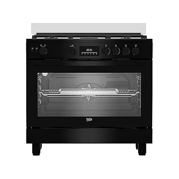 Beko Freestanding Cooker (Fan assisted, Cooling Fan, Gas, 90 cm) BGGR11225GB