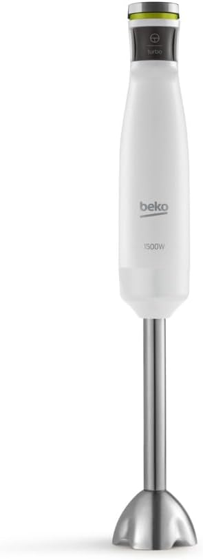 Beko Hand Blender   1500 Watts   1.75 Litres Capacity   Full Stanless Steel Cutting System   White   RHB 5050