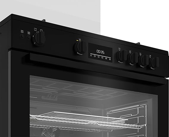 Beko Freestanding Cooker (Fan assisted, Cooling Fan, Gas, 90 cm) BGGR11225GB