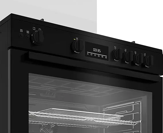 Beko Freestanding Cooker (Fan assisted, Cooling Fan, Gas, 90 cm) BGGR11225GB