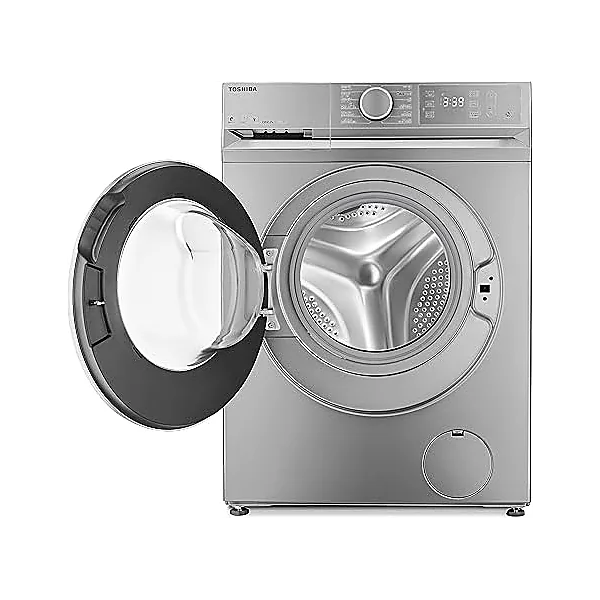 Toshiba   Washing Machine   Automatic   Tw Bl90A4Eg(Ss)   Inverter  Steam  Smart Control (Wifi) 8 Kg Silver