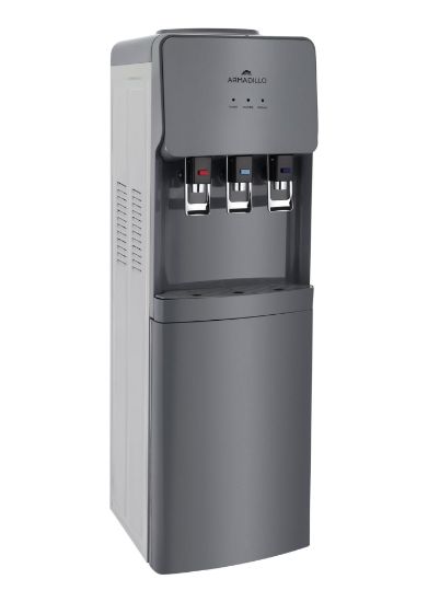 Armadillo Water Dispenser, 3 Taps, Refrigerator   gray
