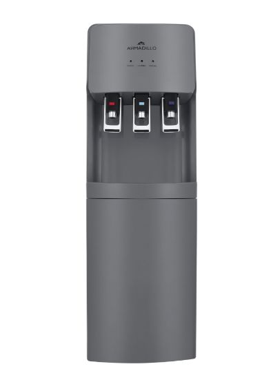 Armadillo Water Dispenser, 3 Taps, Refrigerator   gray