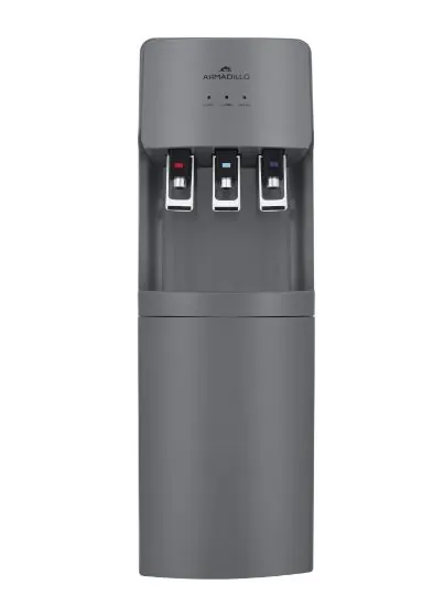 Armadillo Water Dispenser, 3 Taps, Refrigerator   gray