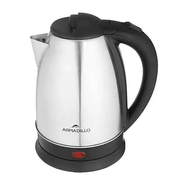 Armadillo Stainless Steel Kettle 1500 Watt 2.0 L   Black