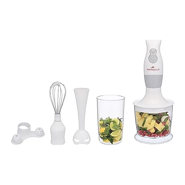 Armadillo multi speed hand blender   1000 watts   white