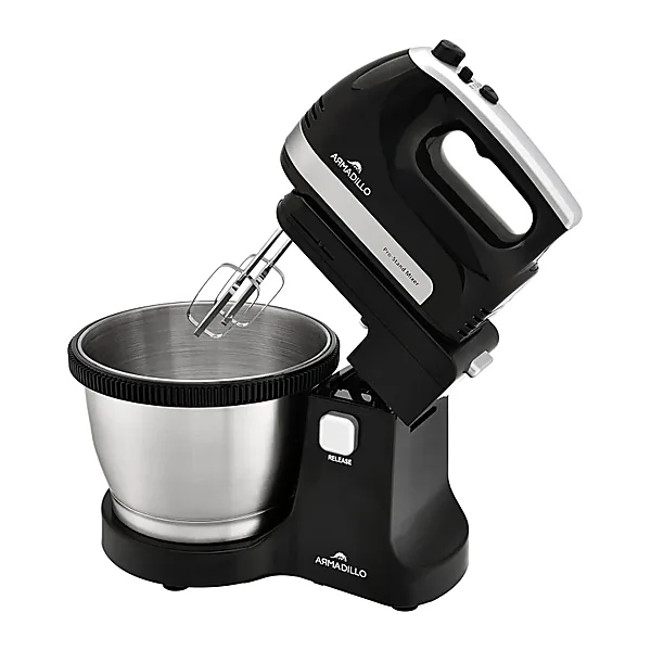 Armadillo mixer, 500 watt, 5 speed, 3.5 liter bowl, black