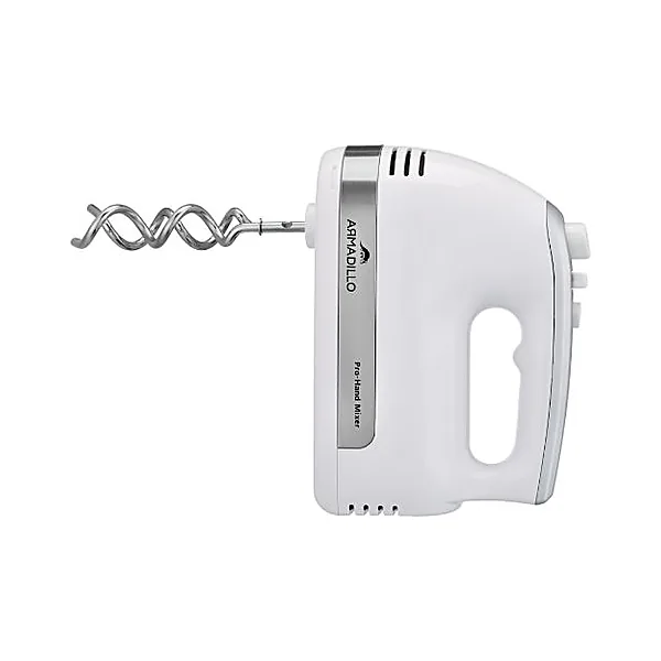 Armadillo hand mixer, 5 speeds   500 watts   white