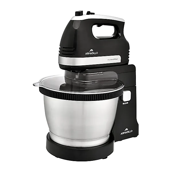 Armadillo mixer, 500 watt, 5 speed, 3.5 liter bowl, black