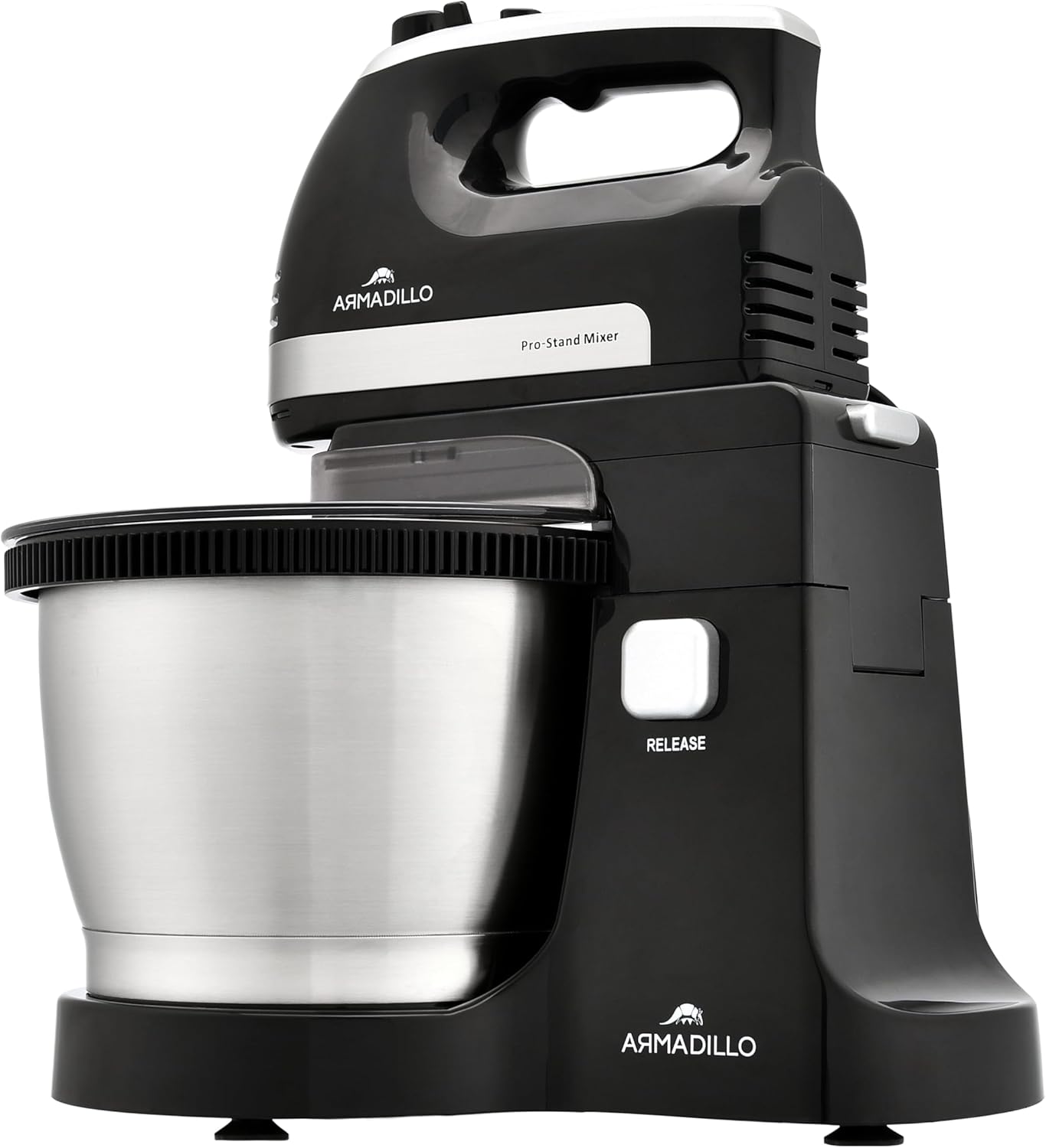 Armadillo mixer, 500 watt, 5 speed, 3.5 liter bowl, black