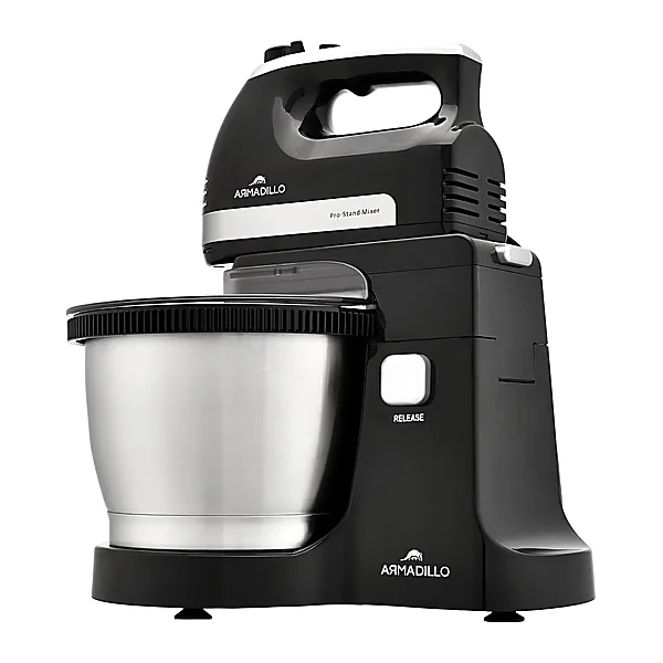 Armadillo mixer, 500 watt, 5 speed, 3.5 liter bowl, black