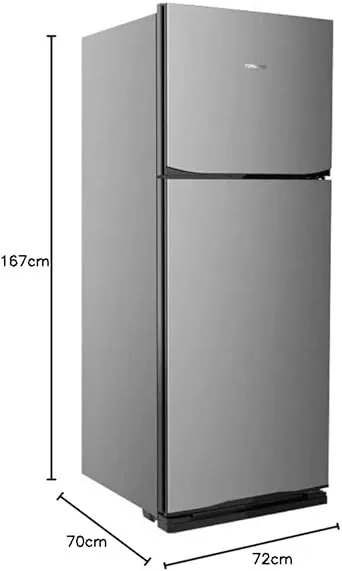 TORNADO Refrigerator No Frost 450 Liter, Silver RF 580T SL