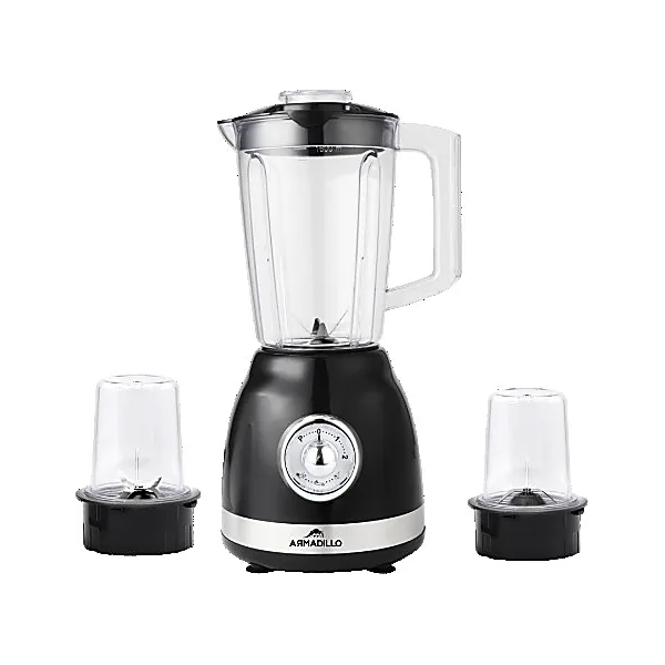 ARMADILLO Blender 1.6 Litres 400 Watt 2 Grinder ARM SDA BLD BK 0007