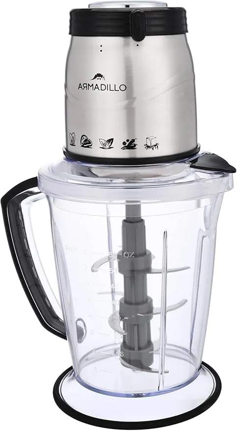 ARMADILLO Blender 1.6 Litres 400 Watt 2 Grinder ARM SDA BLD BK 0007