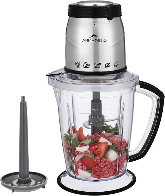 ARMADILLO Blender 1.6 Litres 400 Watt 2 Grinder ARM SDA BLD BK 0007