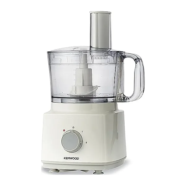 Kenwood Food Processor 750W Multi Functional with 3 Interchangeable Disks, Blender, Whisk, Dough Maker FDP03 White International warranty
