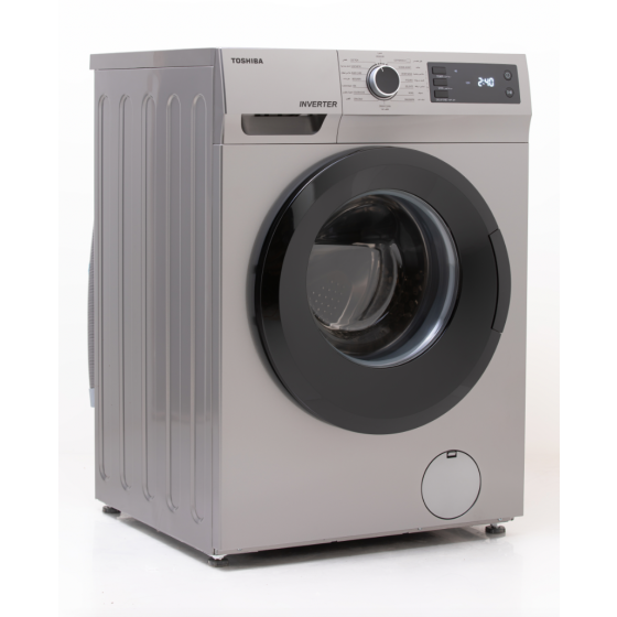 Toshiba Front Load Automatic Washing Machine, 8 Kg, Silver   TW BJ90S2E(SK)