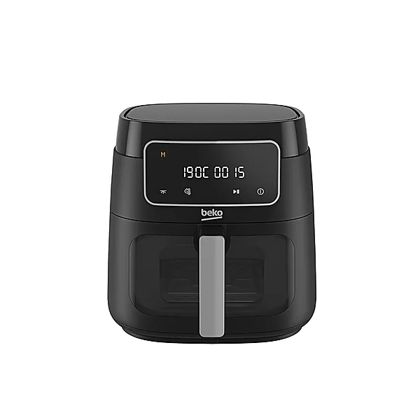 Beko 1750W Oil Free Air Fryer, 7.6 Litre Capacity, Black