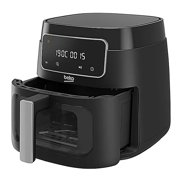 Beko 1750W Oil Free Air Fryer, 7.6 Litre Capacity, Black
