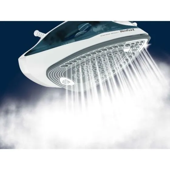 Tefal Express Steam Steam Iron, 2200 Watts, Blue and White   FV2831E2