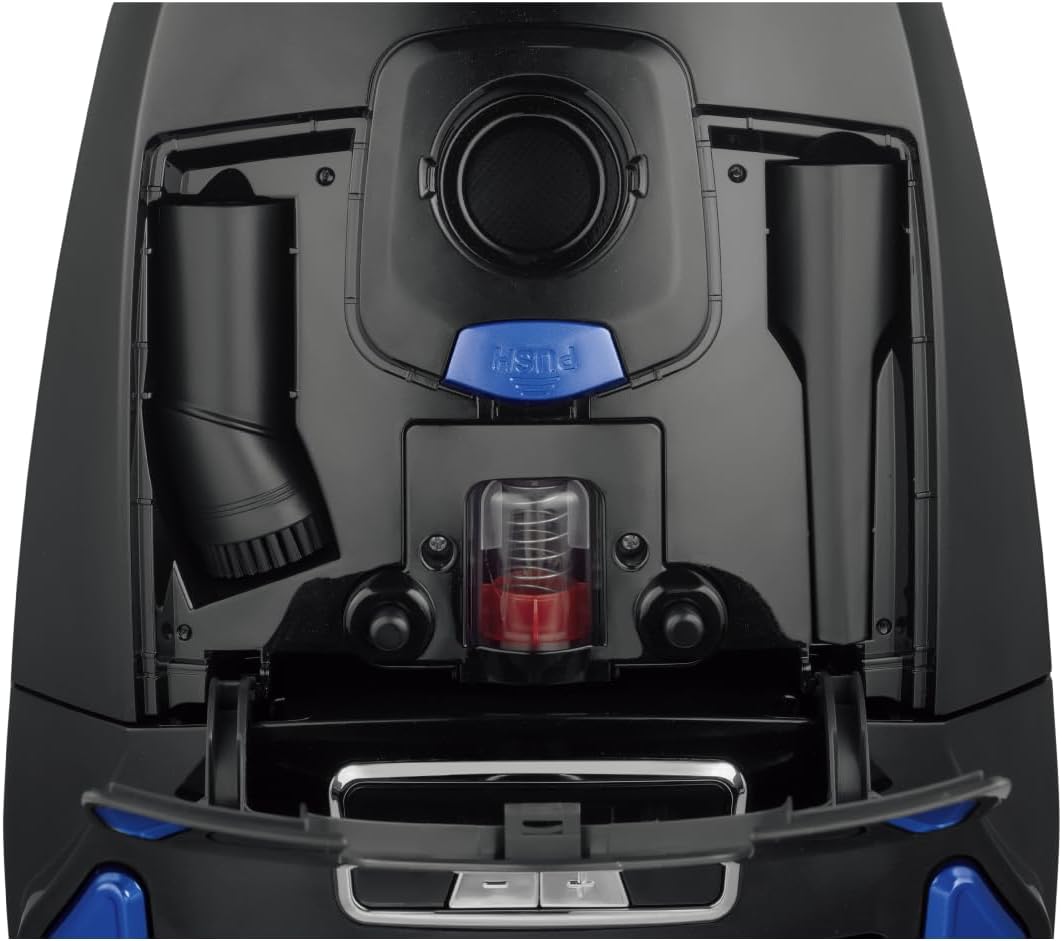 Beko Bagged Vacuum Cleaner   2400 Watts   4 Liters Dust Bin   HEPA12 Filter   Telescopic Tube   Black& Blue   VCC 5424 W