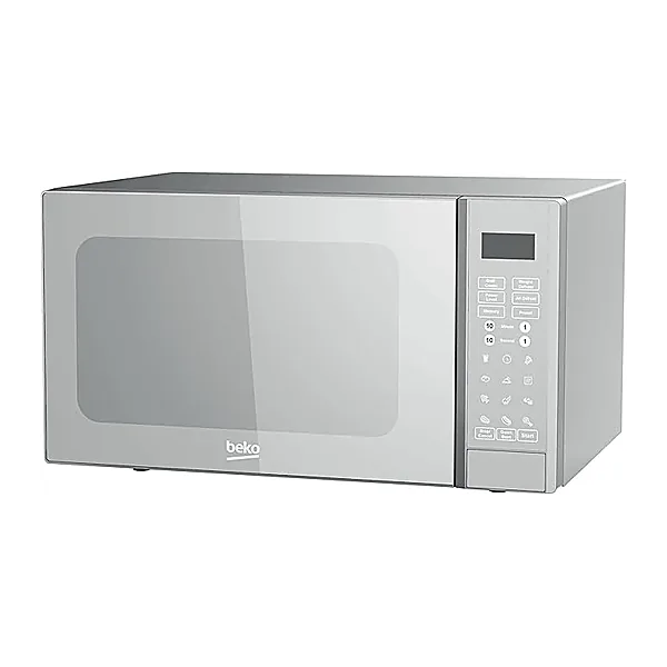 Beko 900W Digital Microwave with Grill, 30 Liter Capacity, Control, Silver
