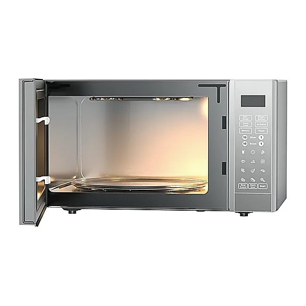 Beko 900W Digital Microwave with Grill, 30 Liter Capacity, Control, Silver