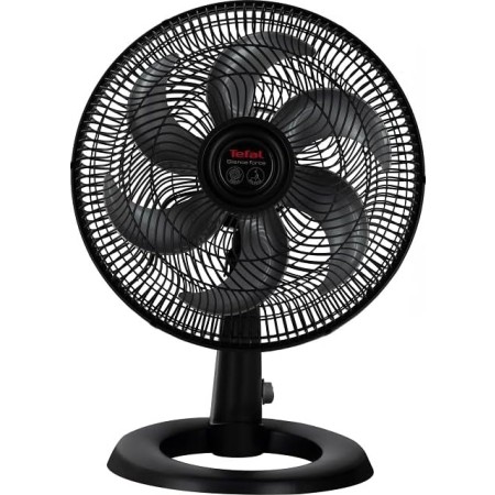 Tefal, Silence Force Desk Fan, 16 Inch, 3 Speeds, Black, VG4110EE