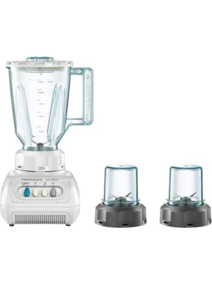 Tornado Electric Blender 250 Watt 1.5 Liter 2 Mills White M 900 2