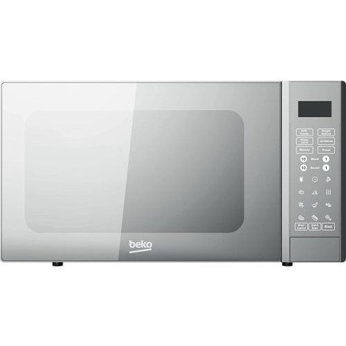 Beko 900W Digital Microwave with Grill, 30 Liter Capacity, Control, Silver