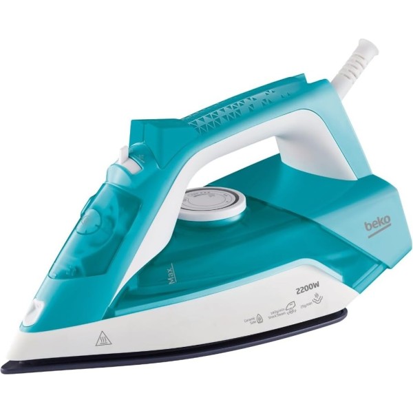 BEKO Steam Iron, 2200 Watts, Turqouise   SIM 3122 T