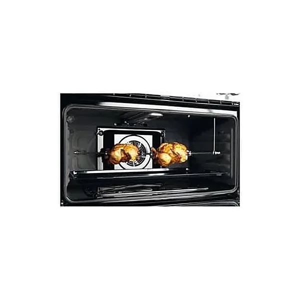 Zanussi Built In Cooker Hob Range, Cookers 5 Burners Cool Max Stainless 2 Daze Safety Fan, Silver, ZCG94396XA