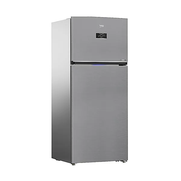 Beko Freestanding Refrigerator, No Frost, 2 Doors, 590 Litres, Inverter Motor, Silver   B3RDNE590ZXB