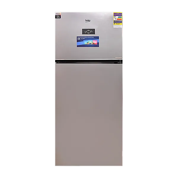 Beko Freestanding Refrigerator, No Frost, 2 Doors, 590 Litres, Inverter Motor, Silver   B3RDNE590ZXB