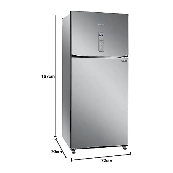 TORNADO Refrigerator Digital, No Frost 450 Liter, Silver RF 580AT SL