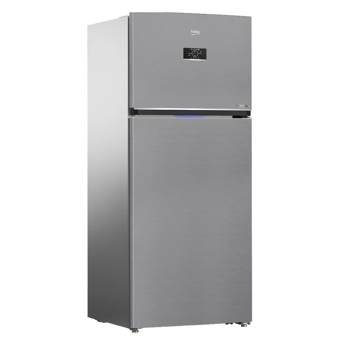 Beko Freestanding Refrigerator, No Frost, 2 Doors, 590 Litres, Inverter Motor, Silver   B3RDNE590ZXB