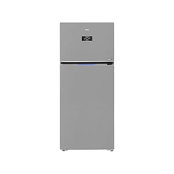 Beko NeoFrost Top Freezer Refrigerator   406 Liters   ProSmart Inverter Motor   Harvest Fresh Technology   Dairy Compartment   Digital Touch Control Tact Display   RDNE455M20XBIDS