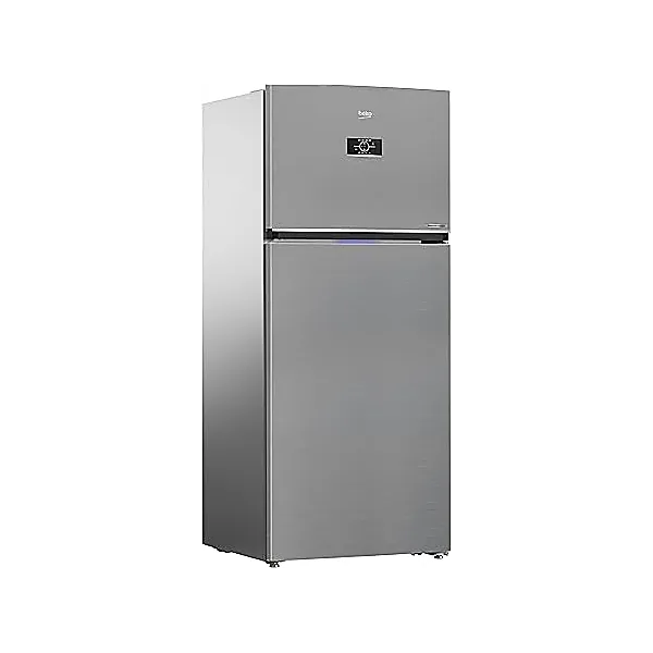 Beko NeoFrost Top Freezer Refrigerator   406 Liters   ProSmart Inverter Motor   Harvest Fresh Technology   Dairy Compartment   Digital Touch Control Tact Display   RDNE455M20XBIDS