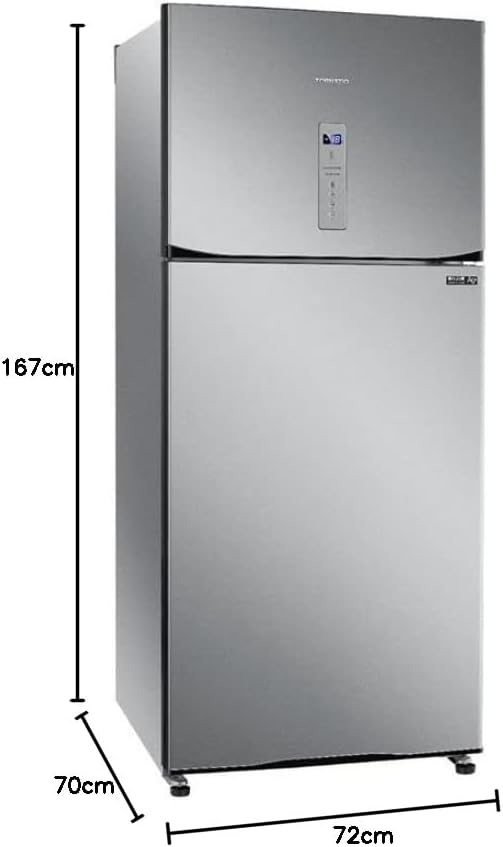 TORNADO Refrigerator Digital, No Frost 450 Liter, Silver RF 580AT SL